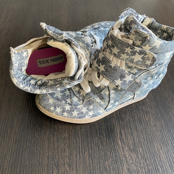 Steve Madden girls wedge boots - Picture 2 of 4